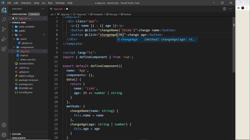 video vue 3 with typescript tutorial 2 vue components using typescript sex