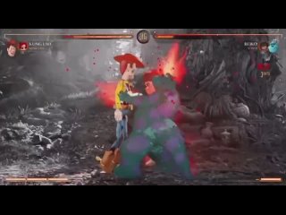 video в mortal kombat 1 добавили скины персонажей из мультфильмов pixar так в смертельной битве сразились ковбой вуди sex
