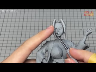 video naruto綱手のフィギュアを作ってみた粘土how to make a figure of tsunade sex