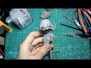 video ワンパンマン戦慄のタツマキのフィギュアを作ってみたフィギュア製作the making of tatsumaki figure one punch man sex
