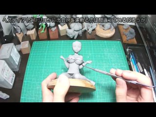 video ダンまちヘスティア様のフィギュアを作ってみた粘土the making of hestia figure ダンジョンに出会いを求めるのは間違っているだろうか sex