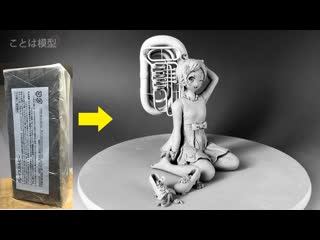 video 響けユーフォニアム加藤葉月birthday concert ver のフィギュアを作ってみたclay figure 粘土soundeuphonium hazuki kato sex