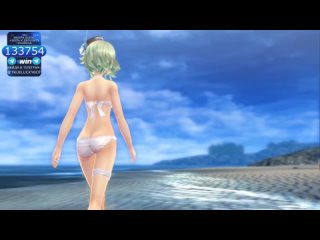 video высокое разрешение animated боковая сторона sen no kiseki бикини legs видео beach вода green hair жопа walking sex