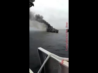 video в сети появилось видео буксирои подбитой москвы sex