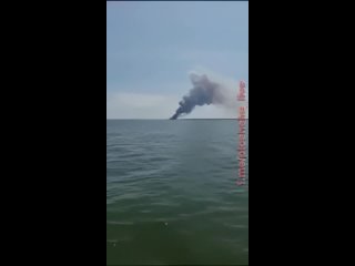 video появилось видео горящего возле севастополя московитского фрегата sex