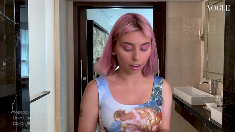 video дора макияж глаз в розовых тонах и искусственные веснушки vogue россия sex