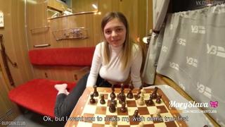 video проиграла в шахматы в поезде уз русскоекремпайчастноедомашнеелюбительскоена камерув поездев вагонеминетсосетсперма sex