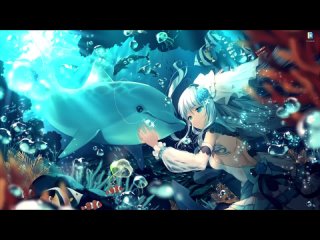 video аниме девушка и дельфин глубоко под водой живые обои для wallpaper engine sex
