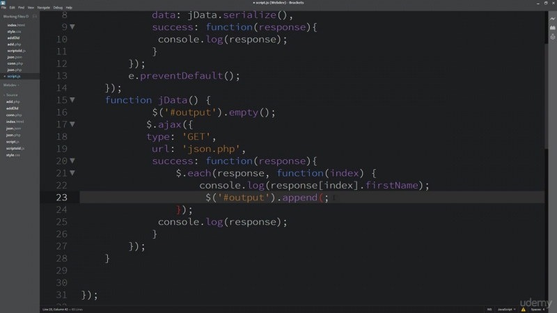 video 04 008 jquery version of ajax submit and retrieve sex