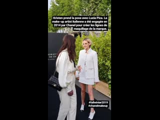 video kristen poses at noir et blanc de chanel dinner in paris july 11 sex