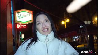 video skinny jeans girl talk to eye rolling orgasm fuck at fake model job sex