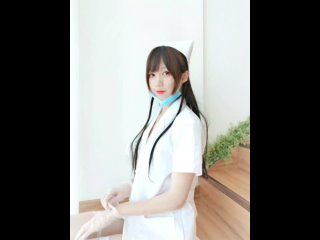 video model coser nagisa 自摄系列02白丝护士包 asian chinese model sex