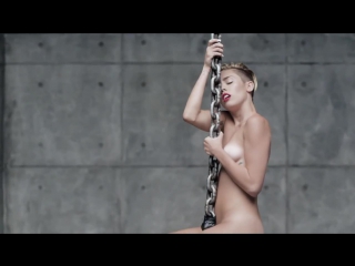 video miley cyrus wrecking ball uncensored без цензуры hd sex