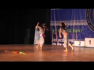 video дуэт куликова ксения лисицына екатернина european championship oriental dance sex