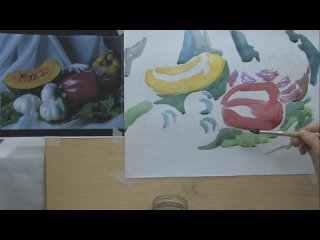 video рисунок от руки урок 27 часть 1 прозрачная акварель sex