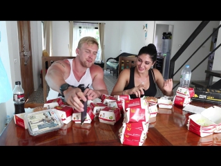 video 25 бигмаков за раз cheatmeal challenge 25 big mac mcdonalds fail sex