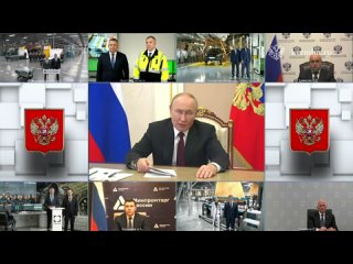 video заявления президента россии владимира путина на церемонии запуска новых промышленных объектов основные тезисы в sex