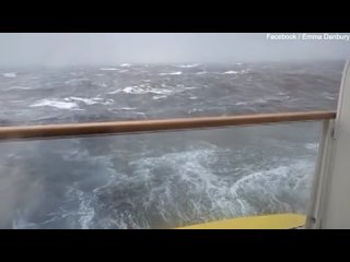 video фантастические виды бушующего моря с терпящего бедствия круизного судна maud 21122023 sex