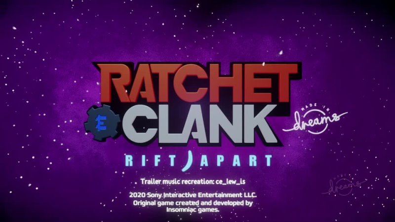 video ratchet and clank rift apart rivet fan game made in dreams trailer sex