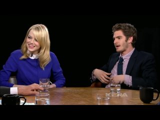 video emma stone andrew garfield marc webb spider man w charlie rose часть 2 sex