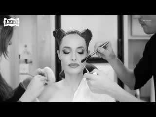 video анджелина джоли преображается в малефисенту sex
