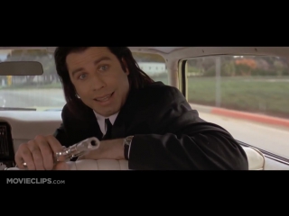 video криминальное чтиво pulp fiction 1994 сцена в машине о черт я выстрелил марвину в лицо sex