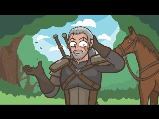 video ведьмак шаловливая охота the witchar wicked hunt the witcher 3 wild hunt parody русская озвучка sex