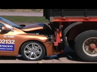 video казус при демонстрации системы безопасности volvo sex