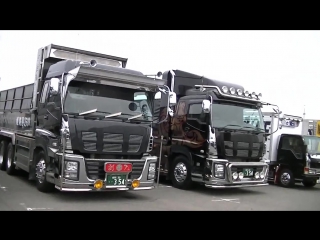 video デコトラ 2015 全国哥麿会 東日本大震災チャリティｰ大会in大阪 5 dekotora art truck 妃桜丸 ツボタクリーン トラック野郎 camion sex