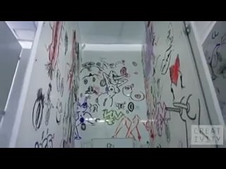 video анимация о сексе и спиде маркером в общественном туалете sex