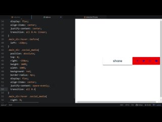 video share button animation using html css social media button animation sex