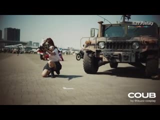 video cosplay gasmask military girl 일본 코스프레 comiket c96 コミックマーケット 角色扮演 sex