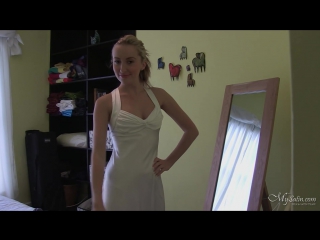 video sophia smith long white satin wedding dress 1080phd sex