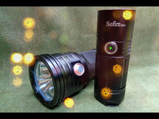 video распакоа мощных фонарей sofirn sf11 aa cree xpl 1100lm 9000lm 3 xhp90 sex