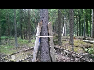 video самодельная прозрачная байдарка из веток и пленки homemade stretch wrap kayak sex