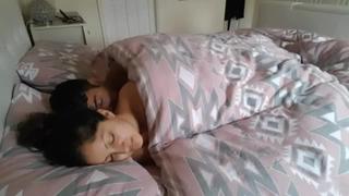 video sleeping teen sister woken up molested kissed fingered licked sex