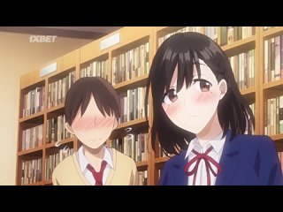 video anistar девушка в библиотеке toshoshitsu no kanojo seiso na kimi ga ochiru made t sex